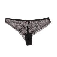 Tanga Noir Femme Les Petites Bombes Rommane vue 2