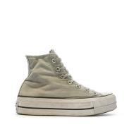 Baskets Grises Femme Converse All Star Canvas vue 2