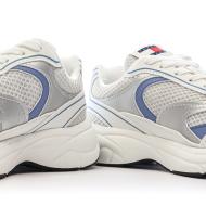 Baskets Blanches/Bleues/Grises Femme Tommy Hilfiger The Coney Metal vue 7