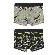 Boxers Noir/Gris Fille Name it Jef pas cher