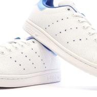 Baskets Blanches/Bleu Homme Adidas Stan Smith ID3115 vue 7