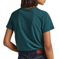 T-shirt Bleu Femme Pepe jeans Vio vue 2