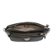 Sac à bandoulière Noir Femme Guess Noelle Saffiano vue 3