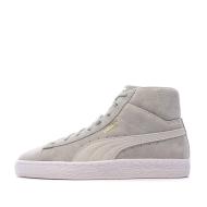 Baskets Grises Mixte Puma Suede Mid XXI pas cher