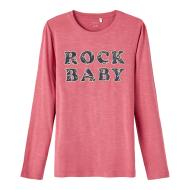 T-shirt Rose Fille Name it ROCK pas cher