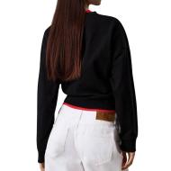 Sweat Noir Femme Calvin Klein Jeans LV047B234G vue 2