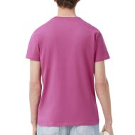 T-shirt Fuchsia Homme Lacoste TH6709 vue 2