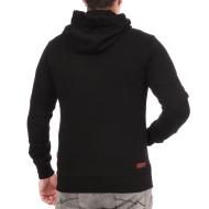 Sweat à Capuche Noir/Rouge Homme Supreme Grip Diego vue 2