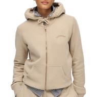 Sweat Zippé Beige Femme Superdry Essential pas cher