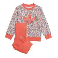 Adidas Crew Set – Pink/White Girls’ Tracksuit affordable