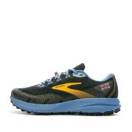 Chaussures de Trail Noir/Bleu Femme Brooks Divide 3 pas cher