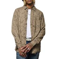Chemise Marron à Motifs Homme Kaporal KEBU pas cher