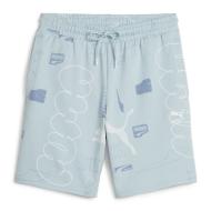 Short Bleu Homme Puma Classics Brand Love pas cher