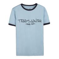 T-Shirt Bleu Homme Teddy Smith Ticlass