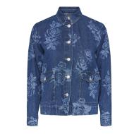 Chemise Bleu Femme Pieces Flora vue 3