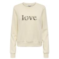 Sweat Beige Femme Only Rubi vue 3