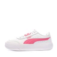 Baskets Blanche/Rose Mixte Puma Tori Jr pas cher