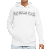 Sweat à Capuche Blanc Homme Jack & Jones Jecorp
