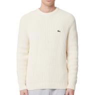 Pull Blanc Homme Lacoste Tricot AH0255