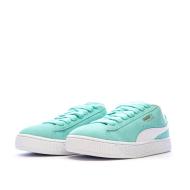 Baskets Turquoise/Blanc Homme Puma Suede XL vue 6