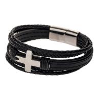 Bracelet Noir Geographical Norway 315126 pas cher