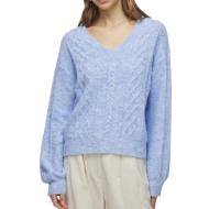 Pull Bleu Femme Vila Sally pas cher
