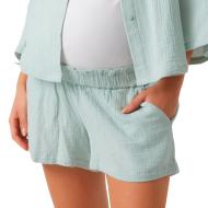 Short de Grossesse Vert Amande Femme Mamalicious Mags pas cher