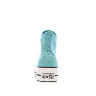 Baskets Turquoise Femme Converse All Star Lift Platform Stars vue 3