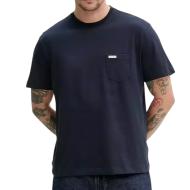 T-Shirt Marine Homme Guess M5RI74K8FQ4 pas cher