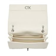 Sac à Main Ecru Femme Calvin Klein Jeans Ck Medium Conv Chain vue 3