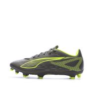 Chaussures de Foot Gris/Jaune Homme Puma Ultra 5 Play FG/AG pas cher