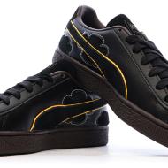 Baskets Noir/Marron Junior Puma Suede 4 One Piece vue 7