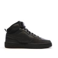Baskets Noir Mixte Nike Court Borough Mid 2 vue 2