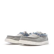 Chaussures Grises Clair Homme Hey Dude Wally 40716 vue 6