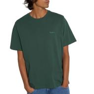 T-Shirt Vert Foncé Homme Pepe jeans Contrast Connor