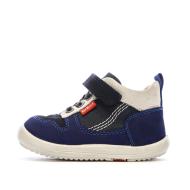 Baskets Hautes Marine Garçon Kickers Bottillon pas cher