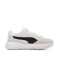 Baskets Blanc/Beige Femme Puma Runtamed Platform vue 2