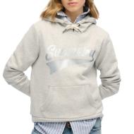 Sweat Gris Femme Superdry Super Athletics pas cher