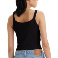 Top Noir Femme Levi's Essential Sporty vue 2