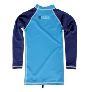 Camiseta de licra azul para niño Ocean Step Rashvest ver 2