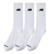 X3 Paires de Chaussettes Blanches Homme New Balance Crew vue 2