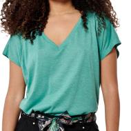 T-shirt Turquoise Femme Kaporal Jim pas cher