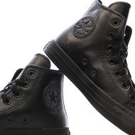 Baskets Noires Homme Converse Black Mono vue 7