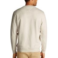 Sweat Beige Homme Tommy Hilfiger Linear Crew vue 2