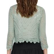 Cardigan Vert FemmeJDY Sun 3/4 Cropped vue 2