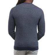 Pull Bleu Foncé Homme Teddy Smith Milan vue 2