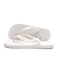 Tongs Grise Femme Calvin Klein Jeans Flip Flop Tpu Metall