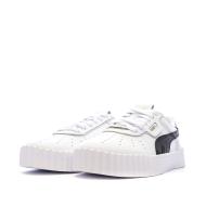 Baskets Blanc/Noir Femme Puma Carina 3.0 Luxe vue 6