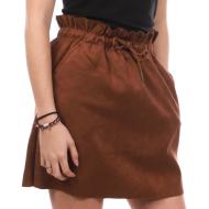 Jupe Marron suédine Femme Teddy Smith Jezina