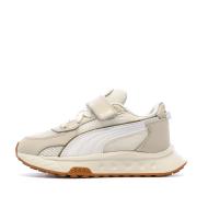 Puma Wild Beige/White Boys’ Trainers affordable